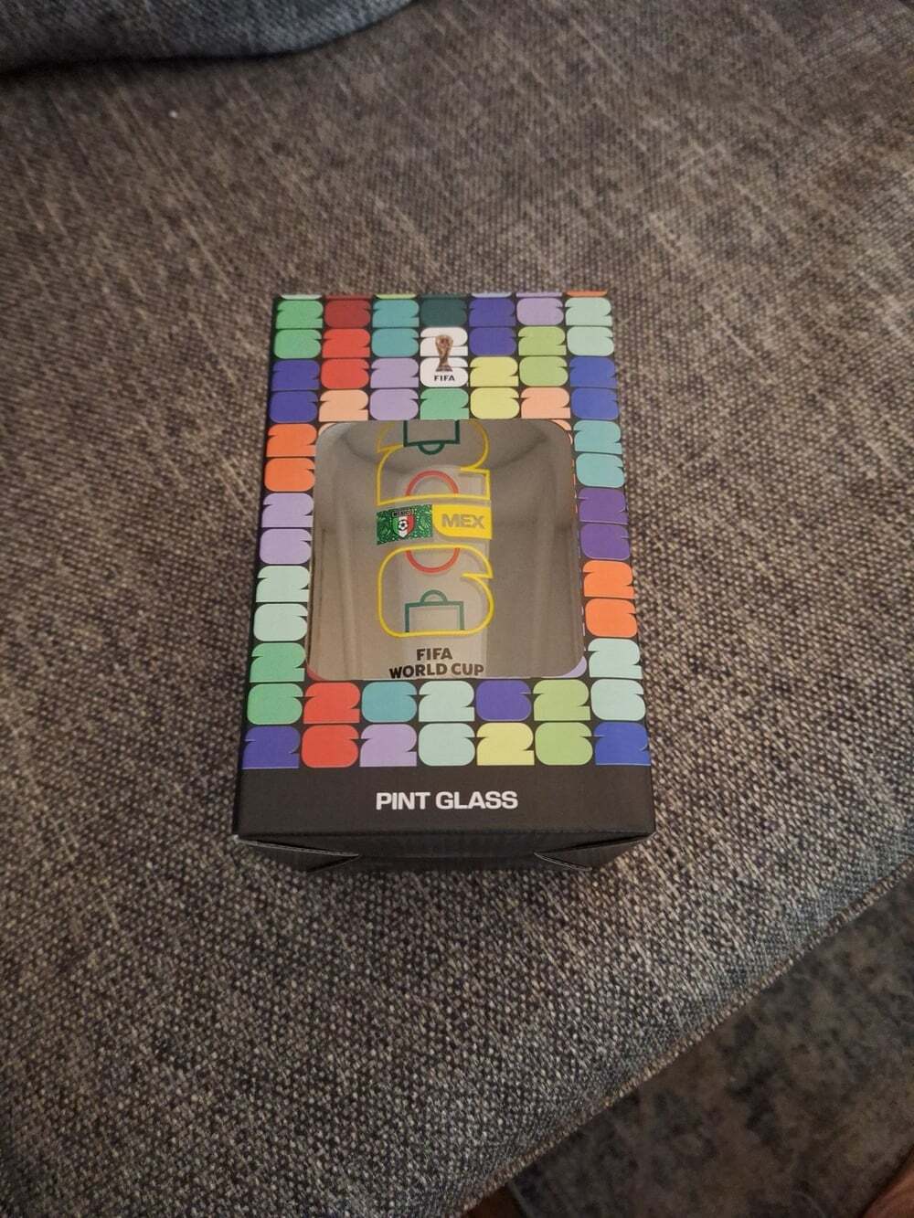 FIFA World Cup 2026 Mexico Pint Glass Official Merchandise